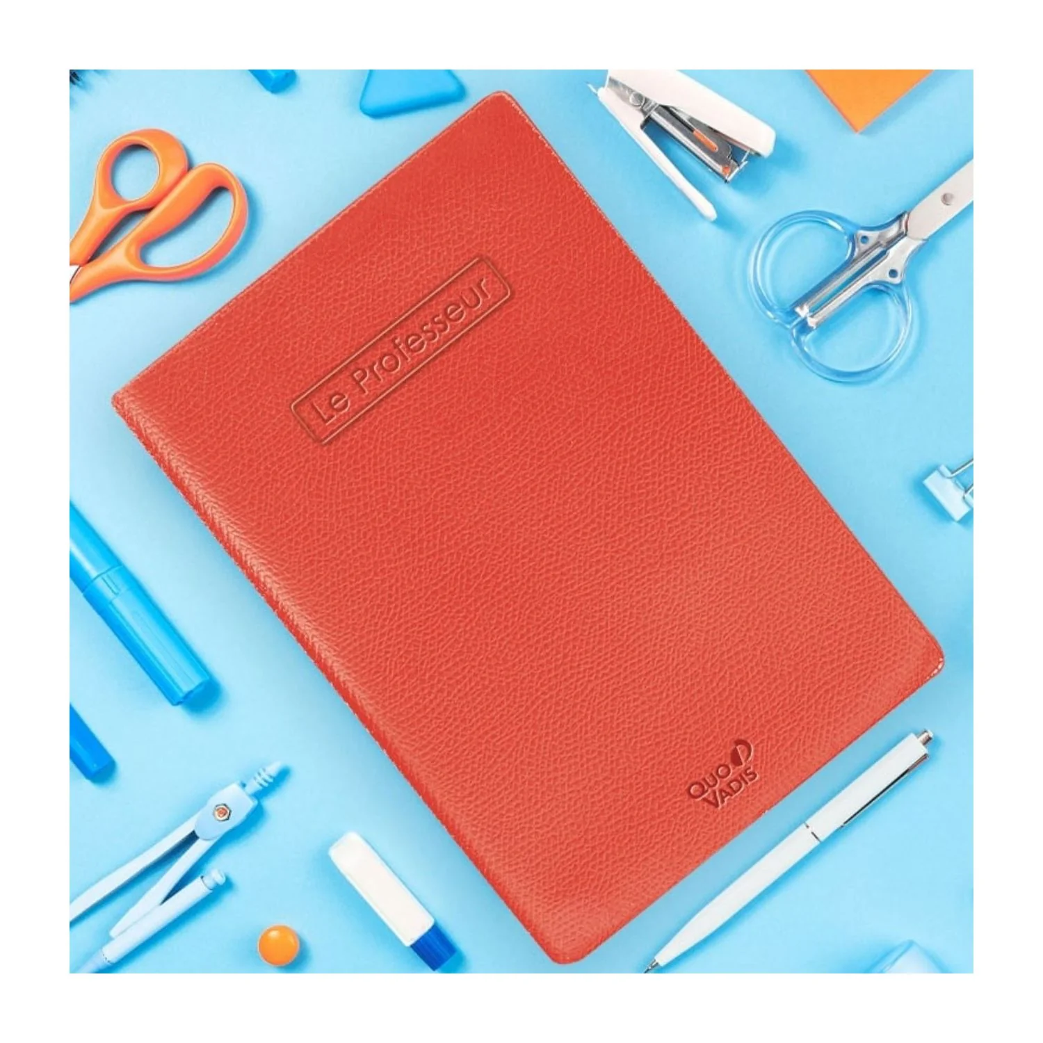 Agenda 2025-2026 QUO VADIS Le Professeur - 21 x 27 cm - 1 semaine par page - Orientation horizontale - Club turquoise – Image 3