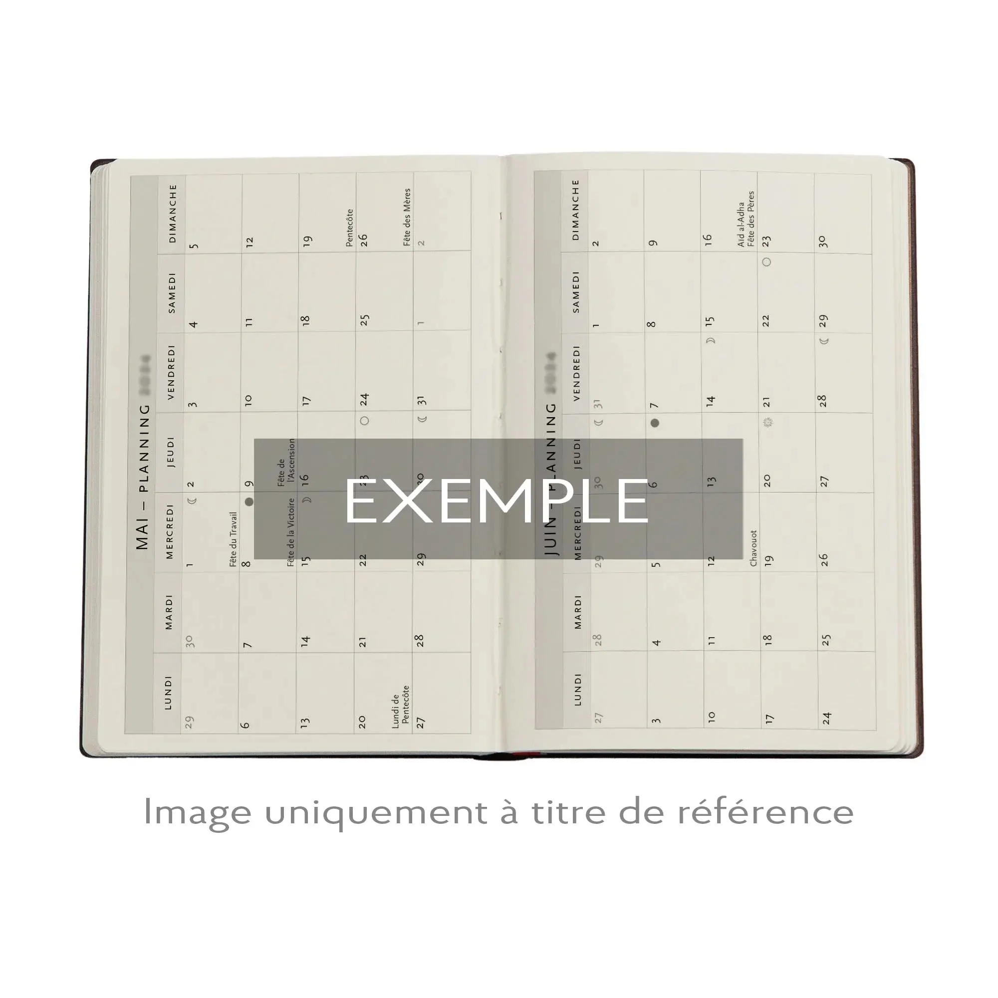 Agenda 2026 PAPERBLANKS Voûte de la Cathédrale de Milan - 1 semaine sur 2 pages - Ultra - Hardcover - Vertical - 160p – Image 5