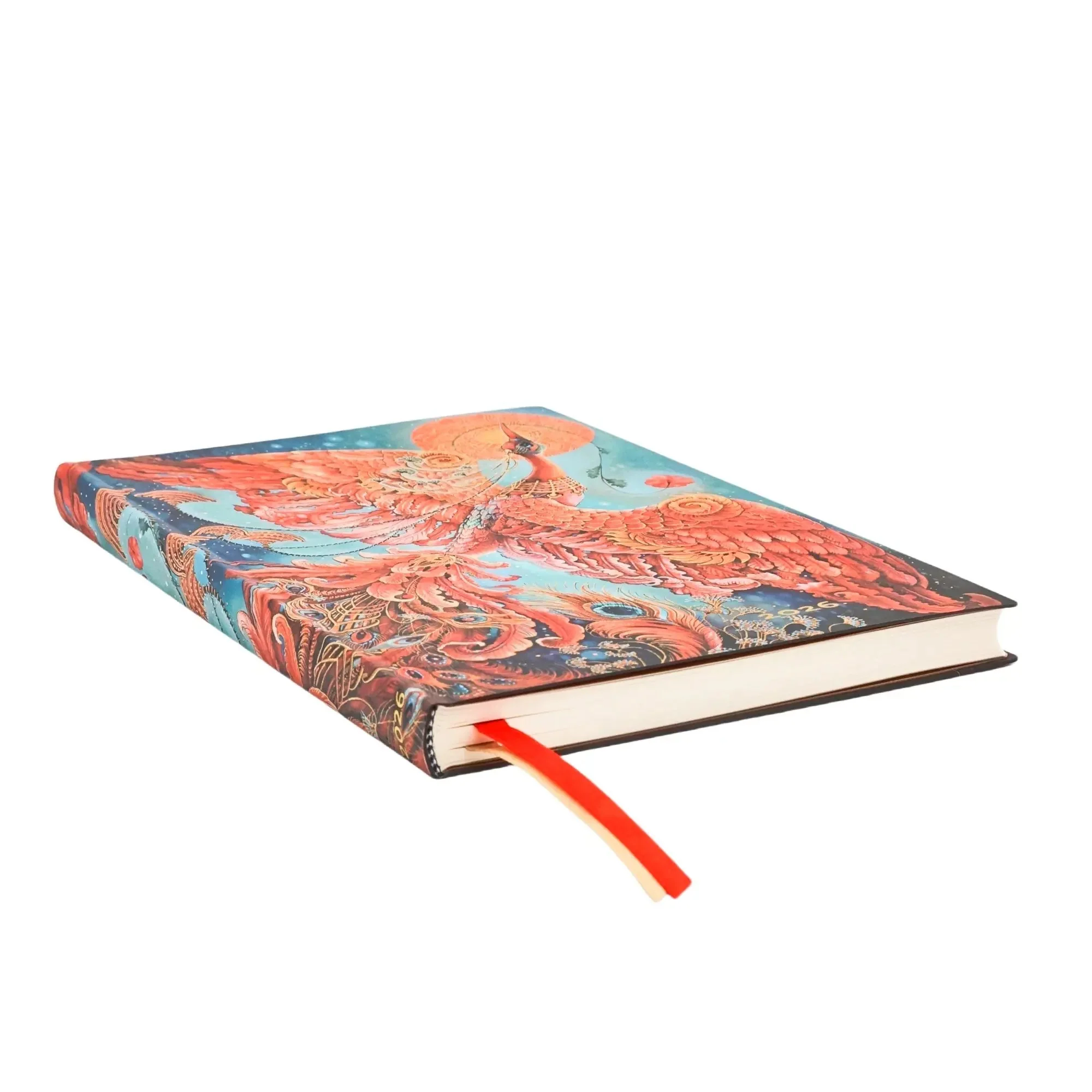 Agenda 2026 PAPERBLANKS Oiseau de Feu - 1 semaine sur 2 pages - Maxi - Softcover - Horizontal - 176p – Image 3