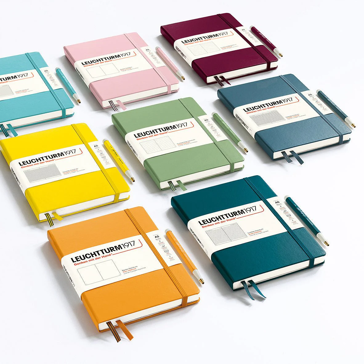 Carnet LEUCHTTURM1917 Classic - A5 - Hardcover - Pointillé - Olive – Image 2