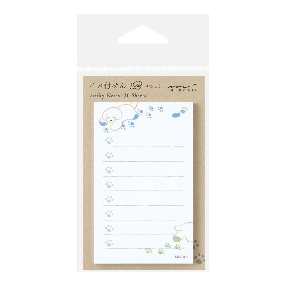 Post-it MIDORI To-Do List - Chien blanc